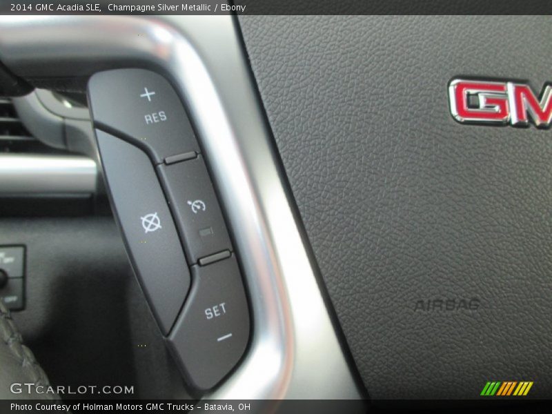 Champagne Silver Metallic / Ebony 2014 GMC Acadia SLE