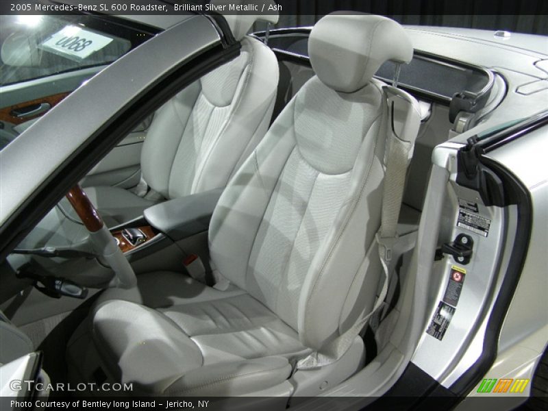 Brilliant Silver Metallic / Ash 2005 Mercedes-Benz SL 600 Roadster