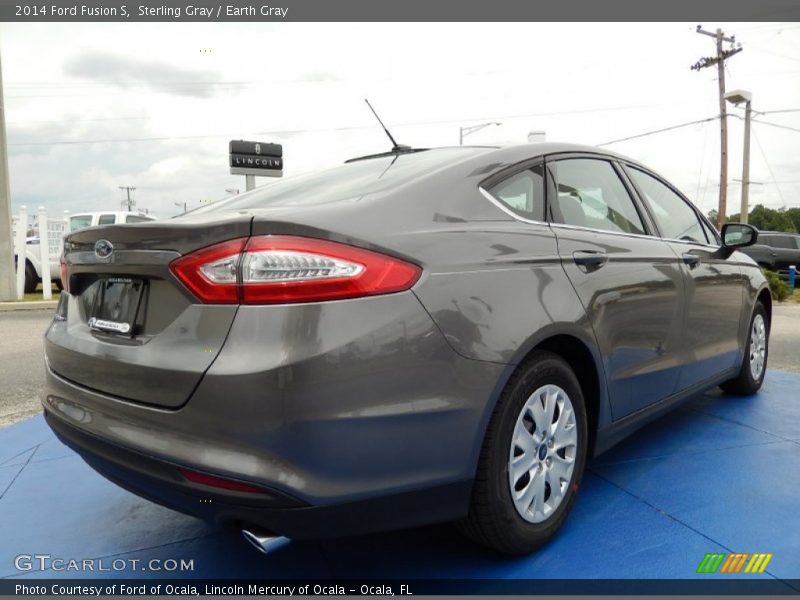 Sterling Gray / Earth Gray 2014 Ford Fusion S