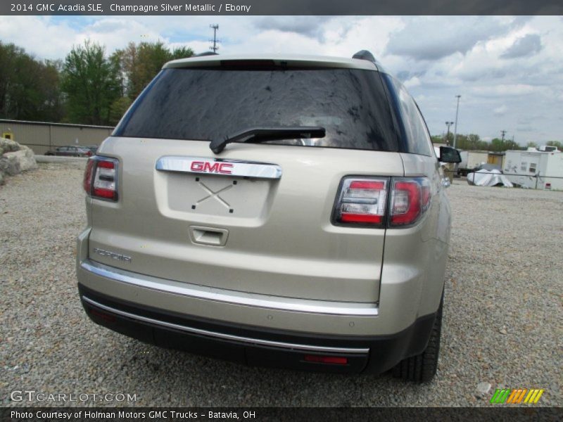 Champagne Silver Metallic / Ebony 2014 GMC Acadia SLE