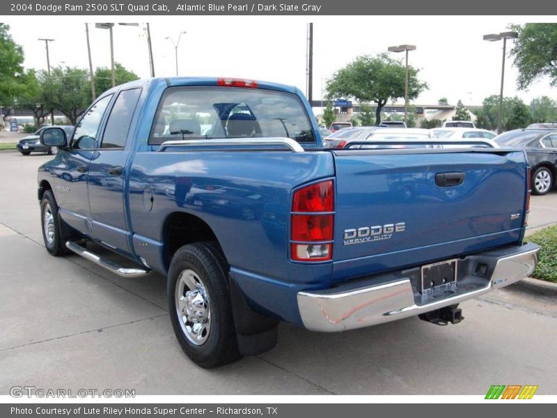 Atlantic Blue Pearl / Dark Slate Gray 2004 Dodge Ram 2500 SLT Quad Cab