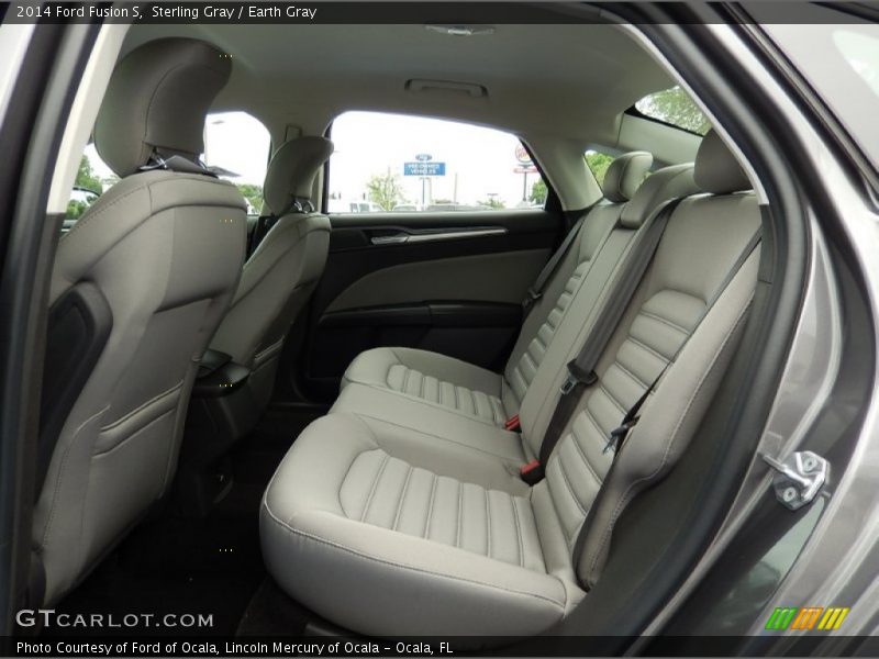 Sterling Gray / Earth Gray 2014 Ford Fusion S