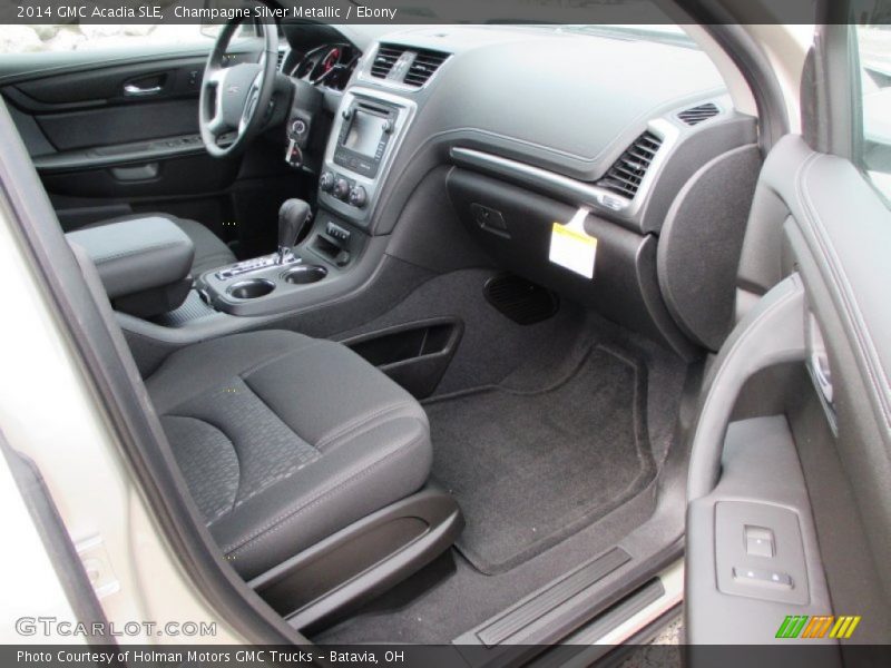 Champagne Silver Metallic / Ebony 2014 GMC Acadia SLE