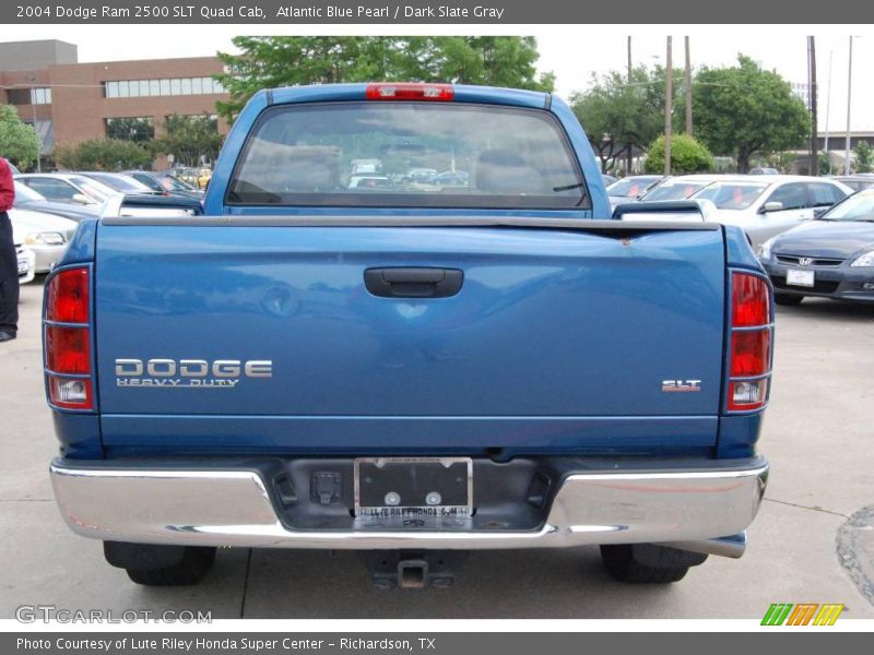 Atlantic Blue Pearl / Dark Slate Gray 2004 Dodge Ram 2500 SLT Quad Cab