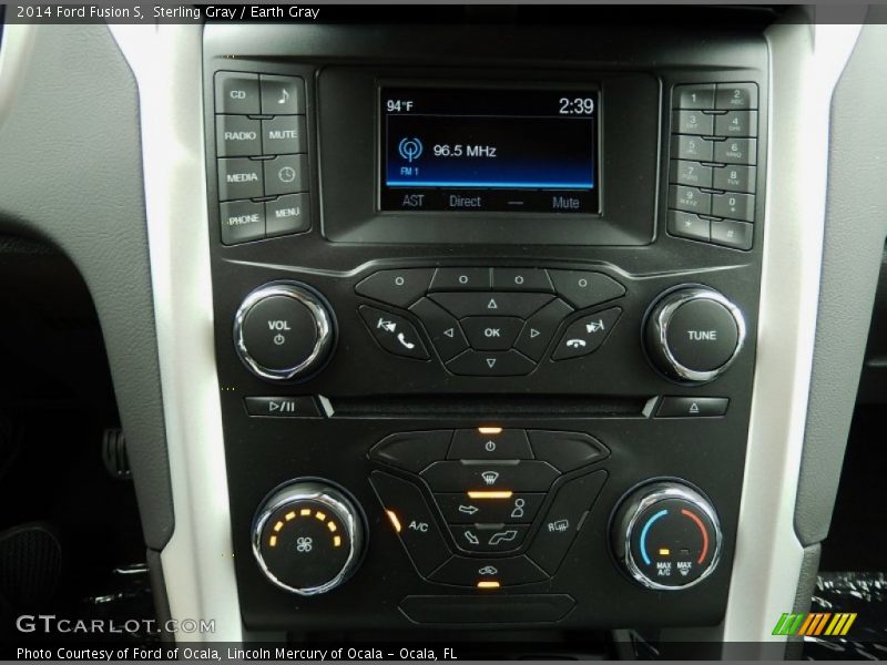 Sterling Gray / Earth Gray 2014 Ford Fusion S