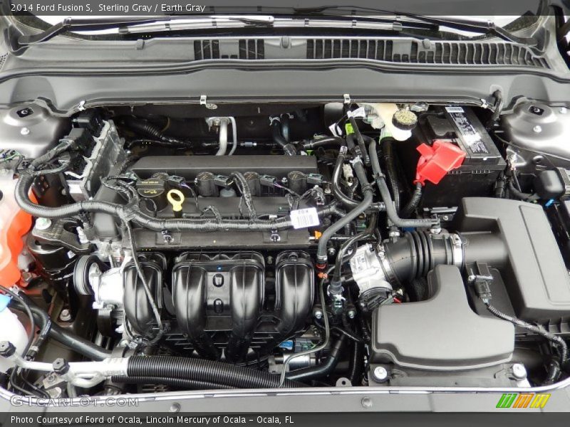 Sterling Gray / Earth Gray 2014 Ford Fusion S