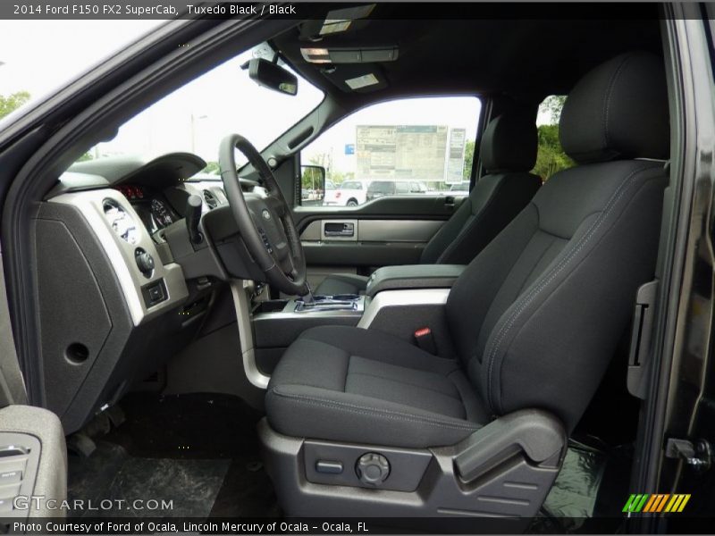 Front Seat of 2014 F150 FX2 SuperCab