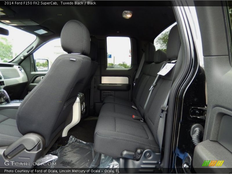 Rear Seat of 2014 F150 FX2 SuperCab