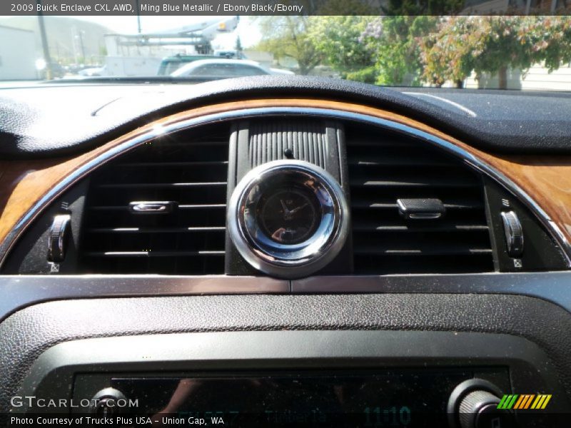 Ming Blue Metallic / Ebony Black/Ebony 2009 Buick Enclave CXL AWD