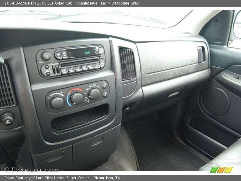 Atlantic Blue Pearl / Dark Slate Gray 2004 Dodge Ram 2500 SLT Quad Cab