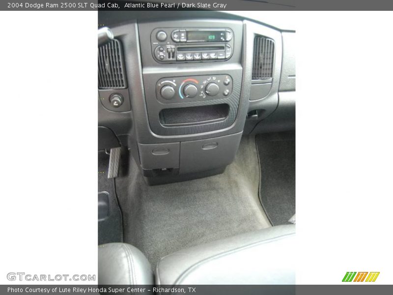 Atlantic Blue Pearl / Dark Slate Gray 2004 Dodge Ram 2500 SLT Quad Cab