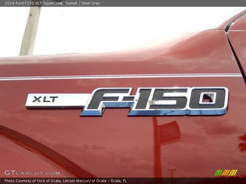 Sunset / Steel Grey 2014 Ford F150 XLT SuperCrew