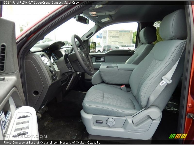 Sunset / Steel Grey 2014 Ford F150 XLT SuperCrew