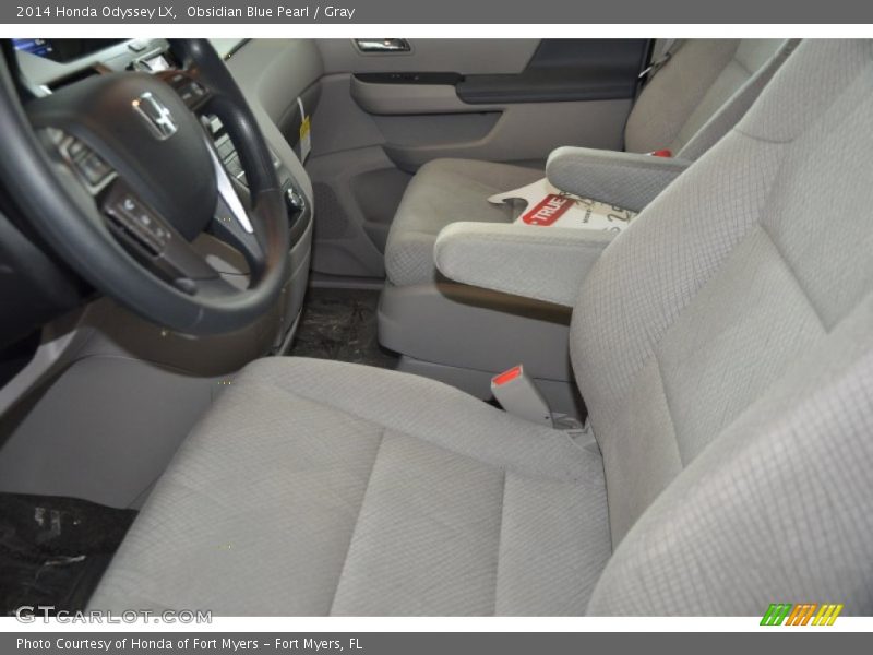 Obsidian Blue Pearl / Gray 2014 Honda Odyssey LX