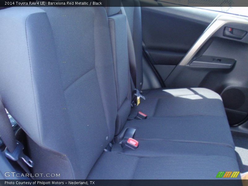 Barcelona Red Metallic / Black 2014 Toyota RAV4 LE