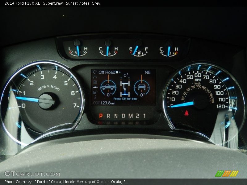 Sunset / Steel Grey 2014 Ford F150 XLT SuperCrew
