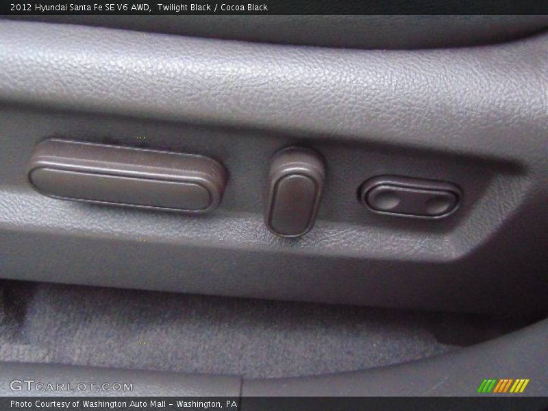 Twilight Black / Cocoa Black 2012 Hyundai Santa Fe SE V6 AWD