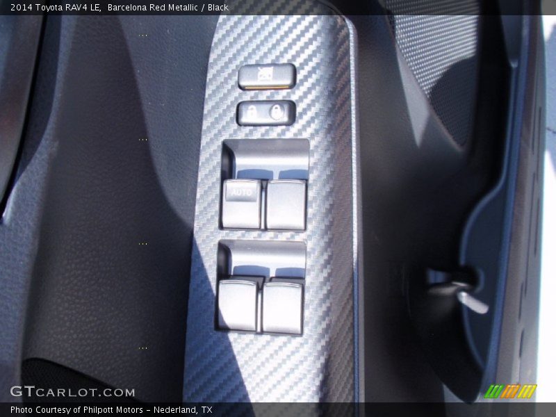 Barcelona Red Metallic / Black 2014 Toyota RAV4 LE