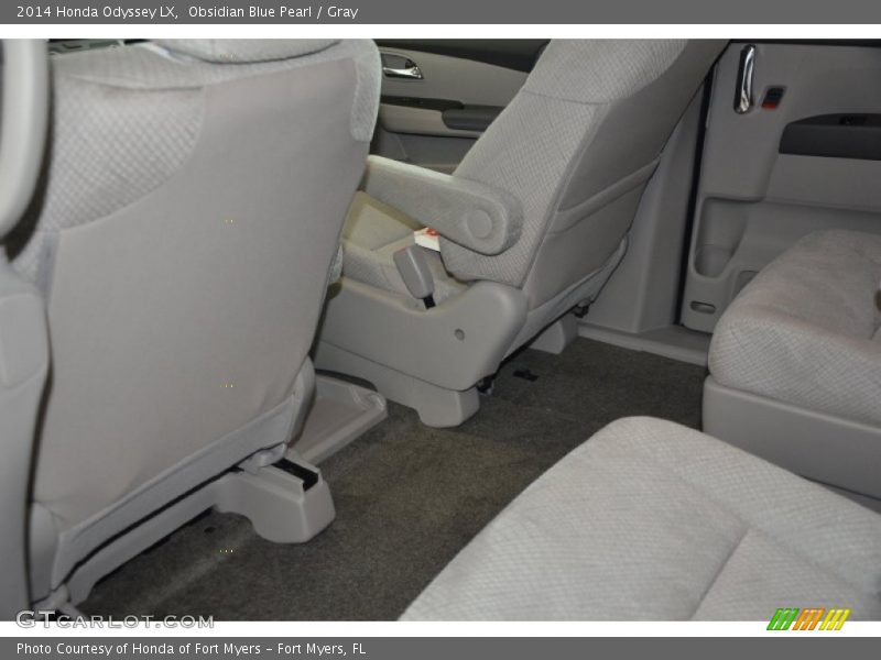 Obsidian Blue Pearl / Gray 2014 Honda Odyssey LX