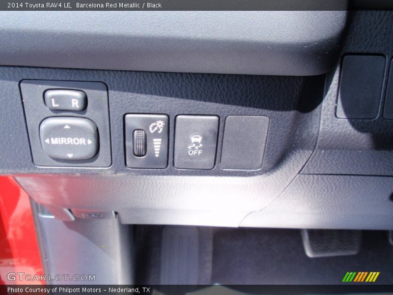 Barcelona Red Metallic / Black 2014 Toyota RAV4 LE