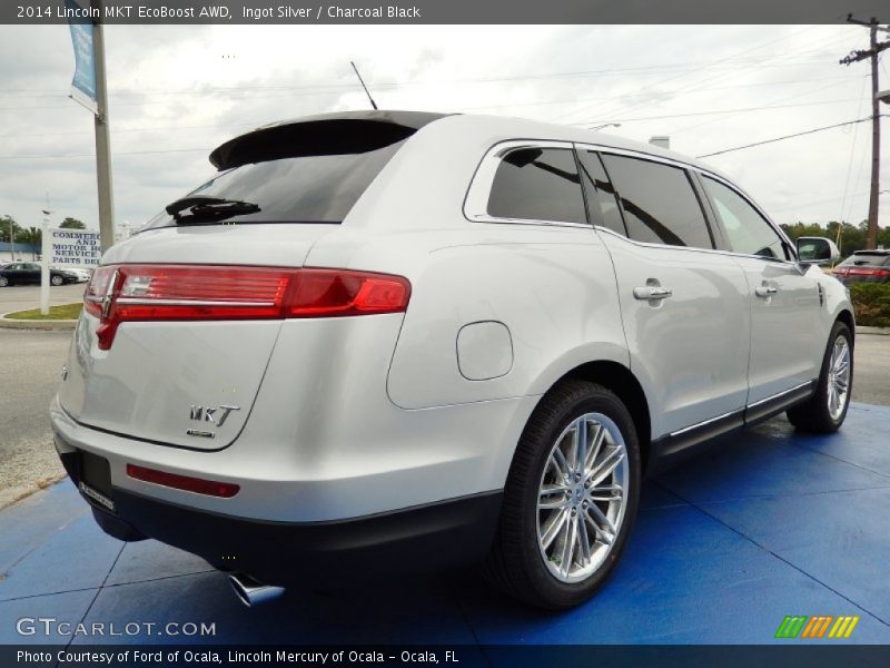 Ingot Silver / Charcoal Black 2014 Lincoln MKT EcoBoost AWD