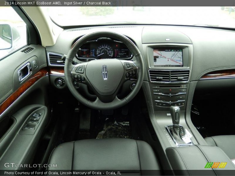 Ingot Silver / Charcoal Black 2014 Lincoln MKT EcoBoost AWD