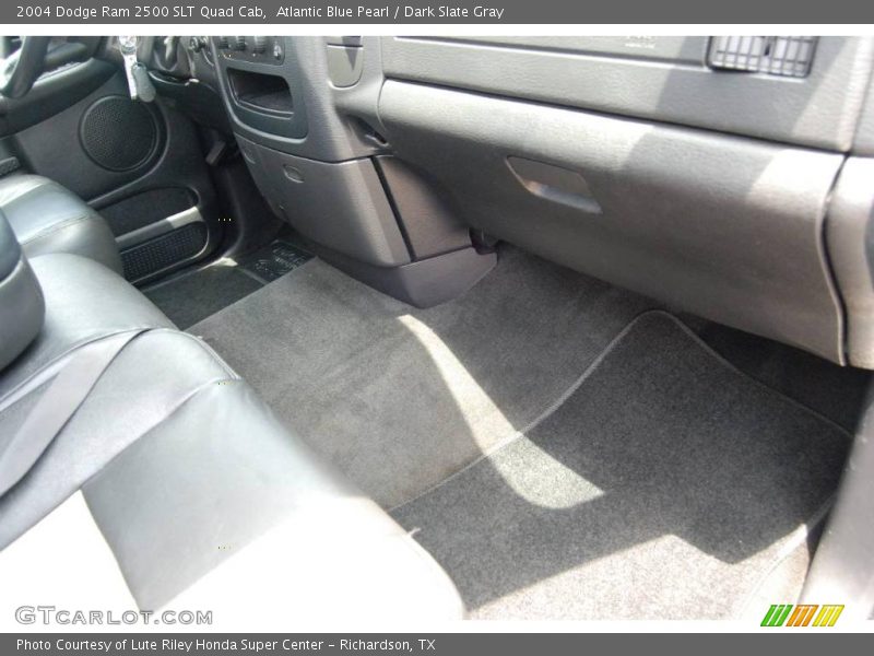 Atlantic Blue Pearl / Dark Slate Gray 2004 Dodge Ram 2500 SLT Quad Cab