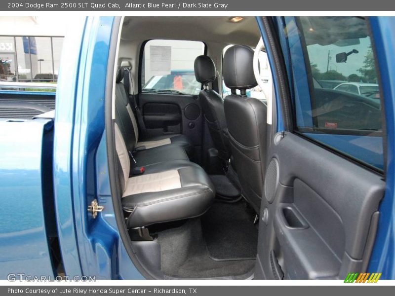 Atlantic Blue Pearl / Dark Slate Gray 2004 Dodge Ram 2500 SLT Quad Cab