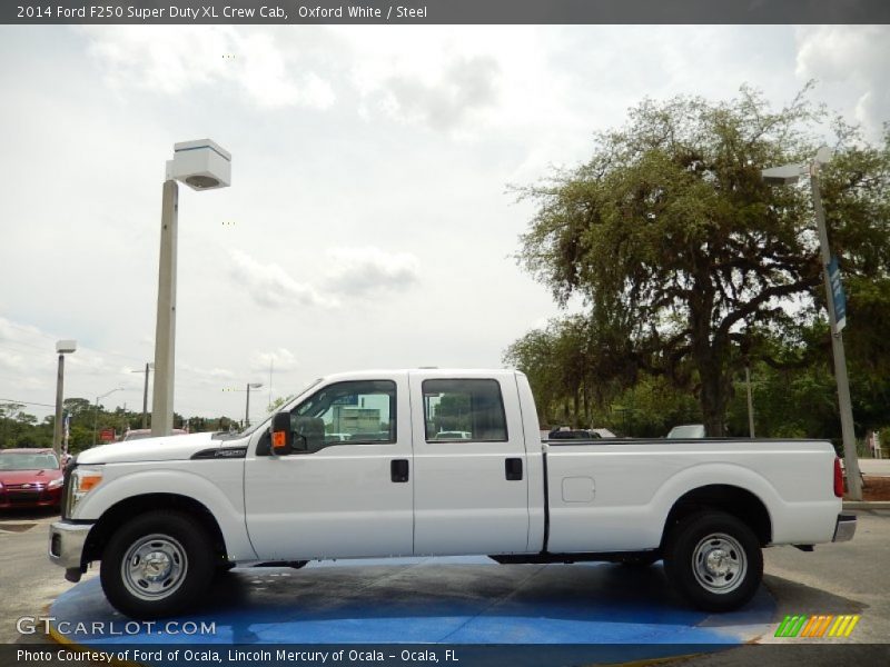 Oxford White / Steel 2014 Ford F250 Super Duty XL Crew Cab