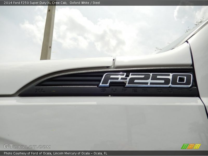 Oxford White / Steel 2014 Ford F250 Super Duty XL Crew Cab