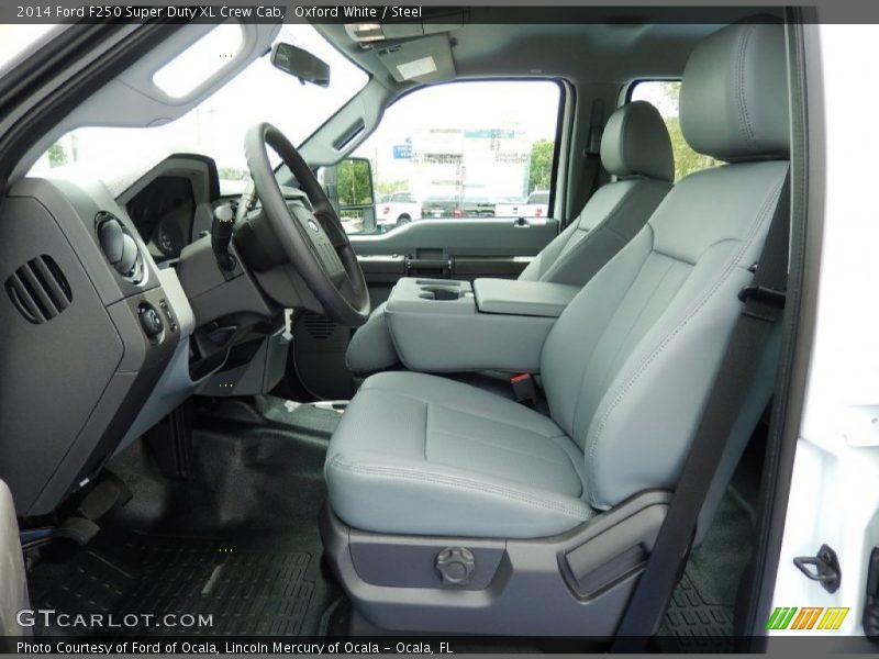 Oxford White / Steel 2014 Ford F250 Super Duty XL Crew Cab