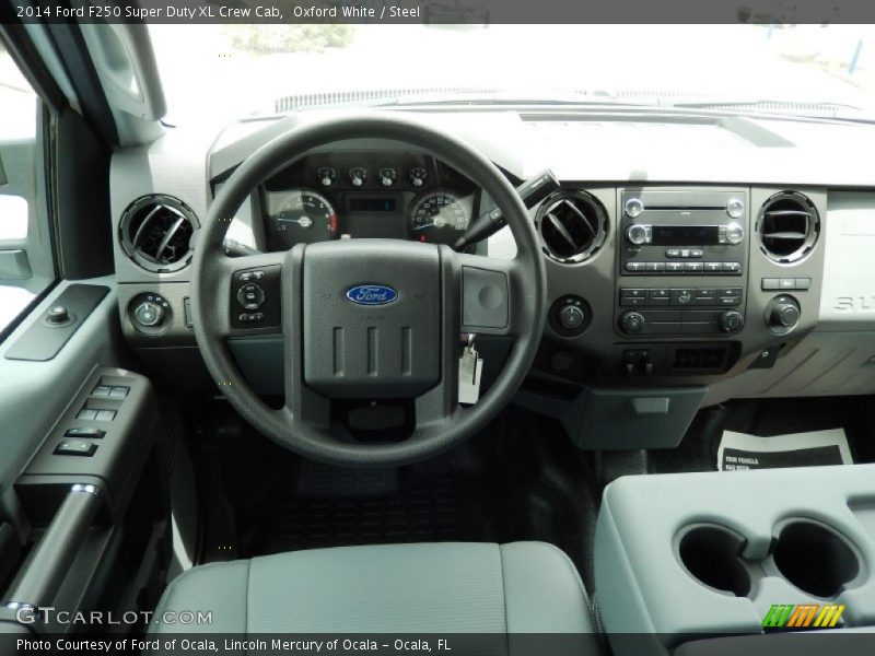 Oxford White / Steel 2014 Ford F250 Super Duty XL Crew Cab