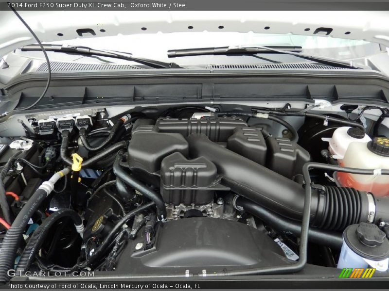 Oxford White / Steel 2014 Ford F250 Super Duty XL Crew Cab