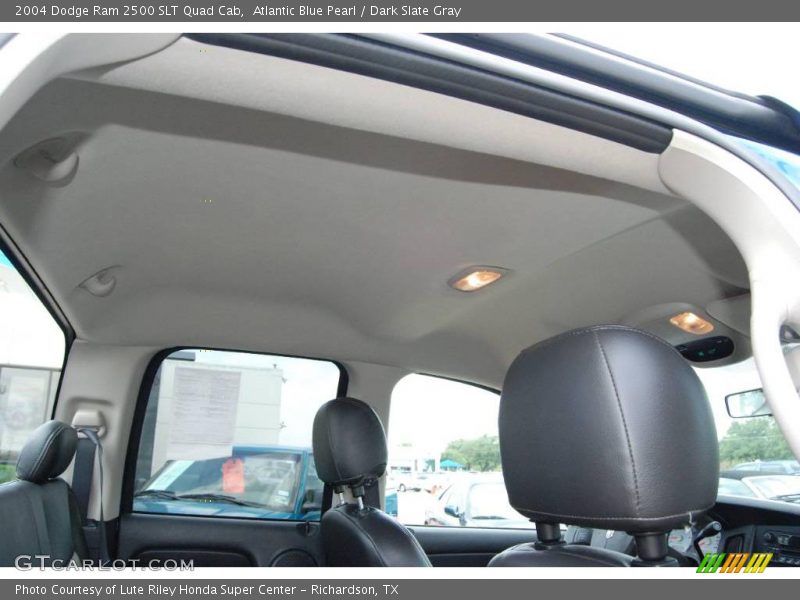 Atlantic Blue Pearl / Dark Slate Gray 2004 Dodge Ram 2500 SLT Quad Cab