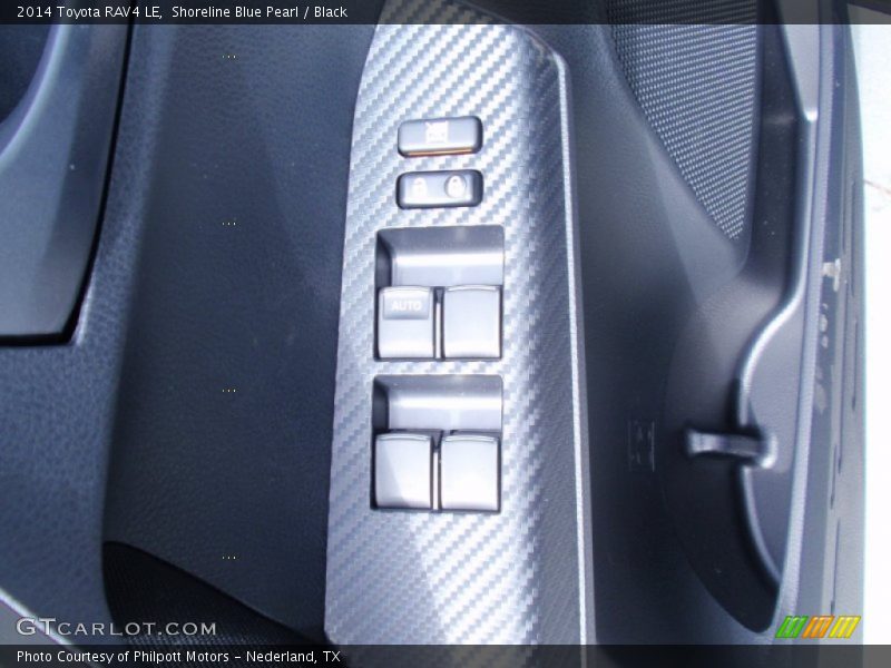 Shoreline Blue Pearl / Black 2014 Toyota RAV4 LE