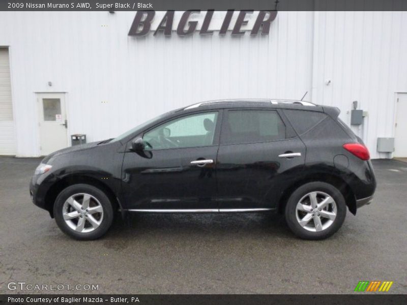 Super Black / Black 2009 Nissan Murano S AWD