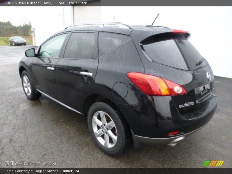 Super Black / Black 2009 Nissan Murano S AWD