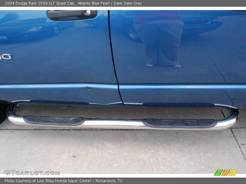 Atlantic Blue Pearl / Dark Slate Gray 2004 Dodge Ram 2500 SLT Quad Cab