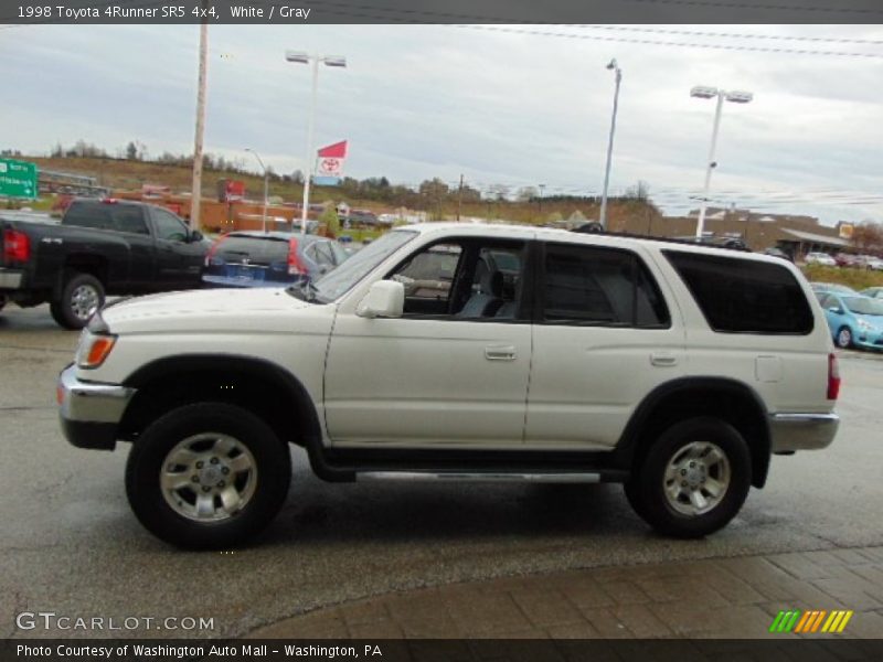 White / Gray 1998 Toyota 4Runner SR5 4x4