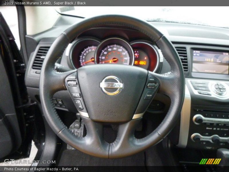 Super Black / Black 2009 Nissan Murano S AWD