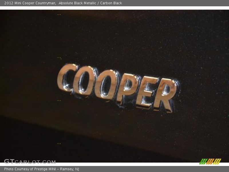 Absolute Black Metallic / Carbon Black 2012 Mini Cooper Countryman