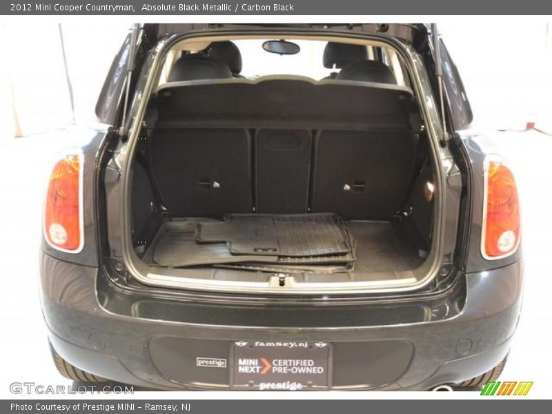 Absolute Black Metallic / Carbon Black 2012 Mini Cooper Countryman