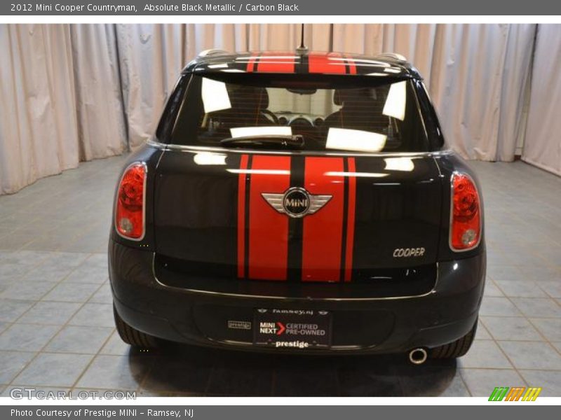 Absolute Black Metallic / Carbon Black 2012 Mini Cooper Countryman