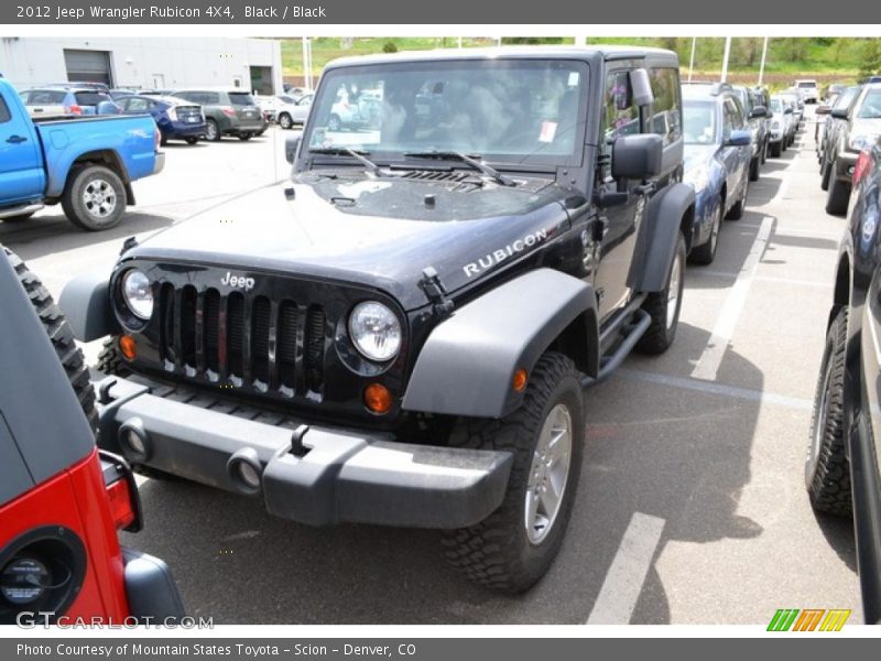 Black / Black 2012 Jeep Wrangler Rubicon 4X4