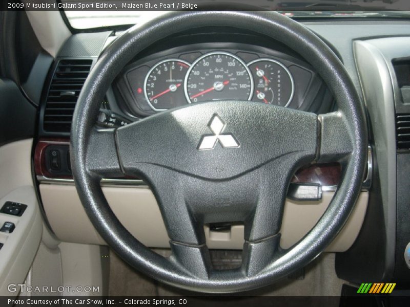 Maizen Blue Pearl / Beige 2009 Mitsubishi Galant Sport Edition