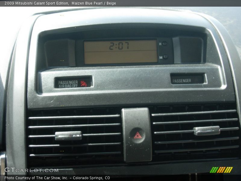 Maizen Blue Pearl / Beige 2009 Mitsubishi Galant Sport Edition