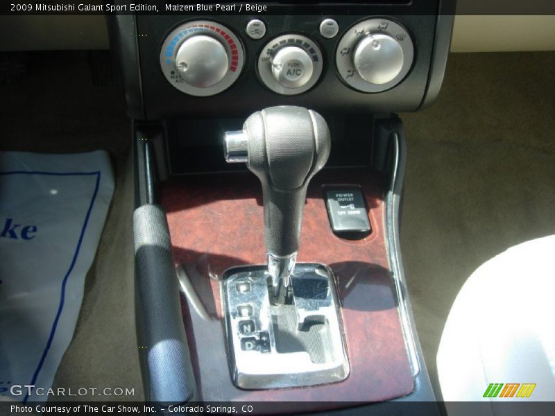 Maizen Blue Pearl / Beige 2009 Mitsubishi Galant Sport Edition