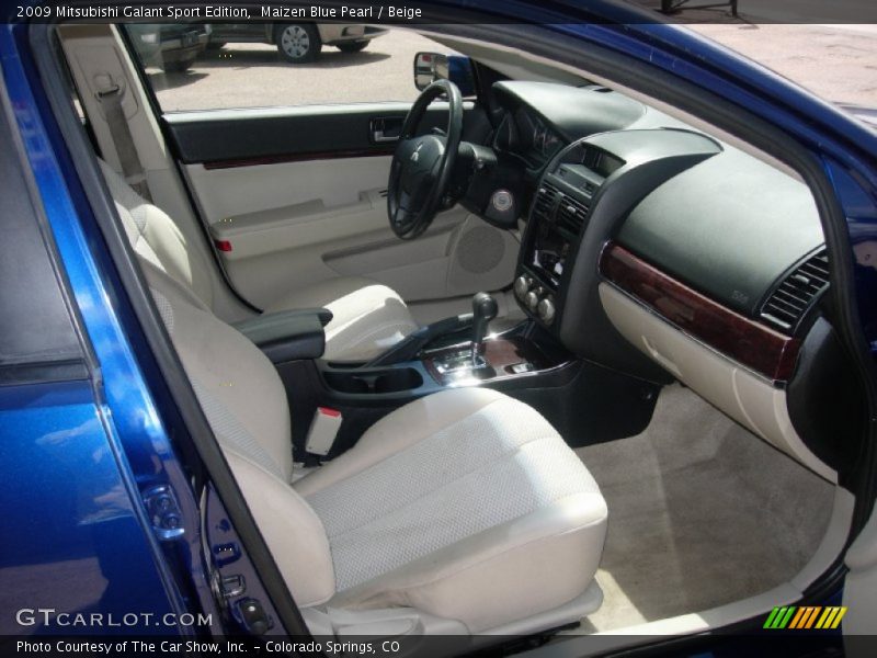 Maizen Blue Pearl / Beige 2009 Mitsubishi Galant Sport Edition