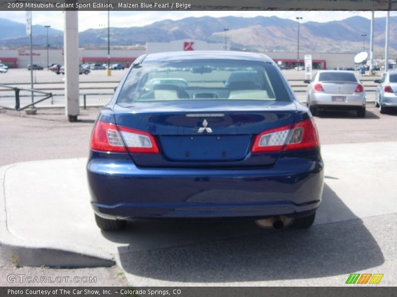 Maizen Blue Pearl / Beige 2009 Mitsubishi Galant Sport Edition