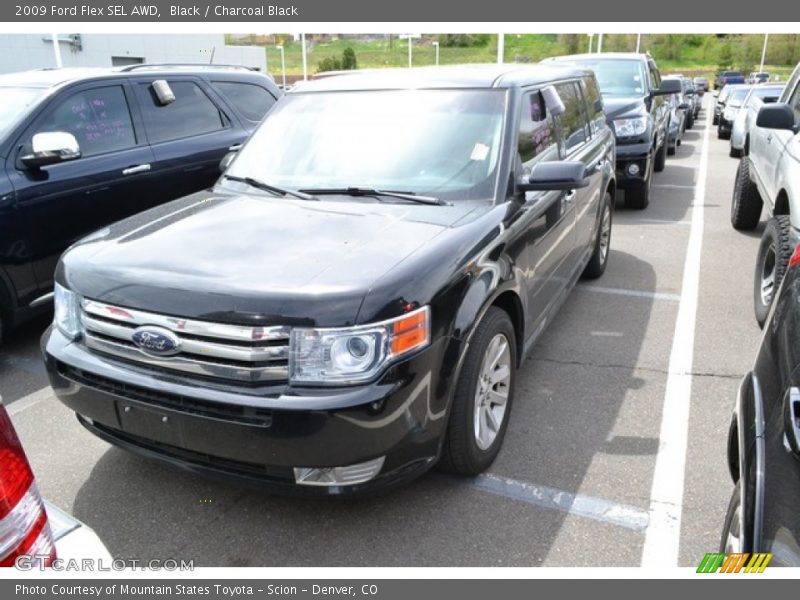 Black / Charcoal Black 2009 Ford Flex SEL AWD
